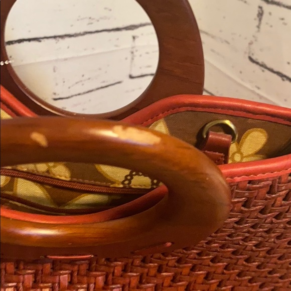 Fossil Woven Hand Bag NWOT - Picture 5 of 5